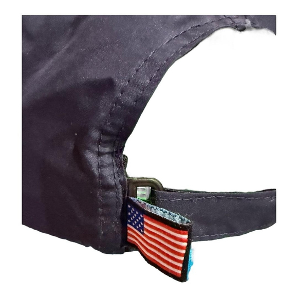 Trendwave Hat Cap Strap Back Navy Blue Mesh Ventilated Athletic Breathable Mens - Picture 4 of 10